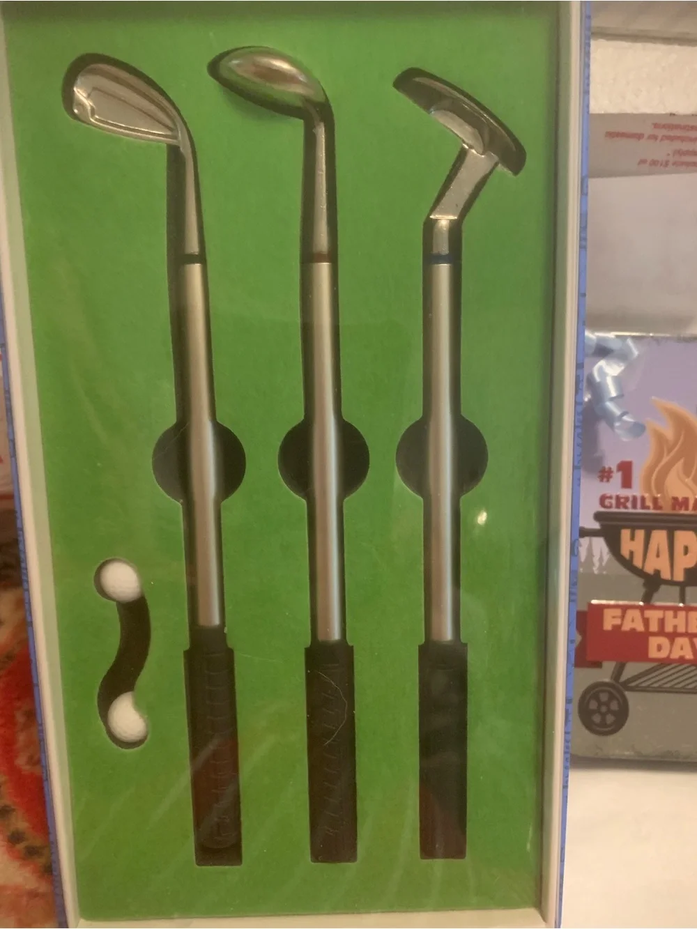 Mini Desktop Golf Pen Set and game - Green Great Gift for Father’s Day Dad NEW